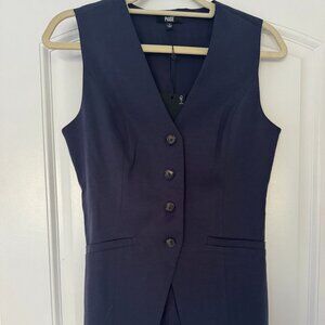 PAIGE Campanelli Vest in Navy